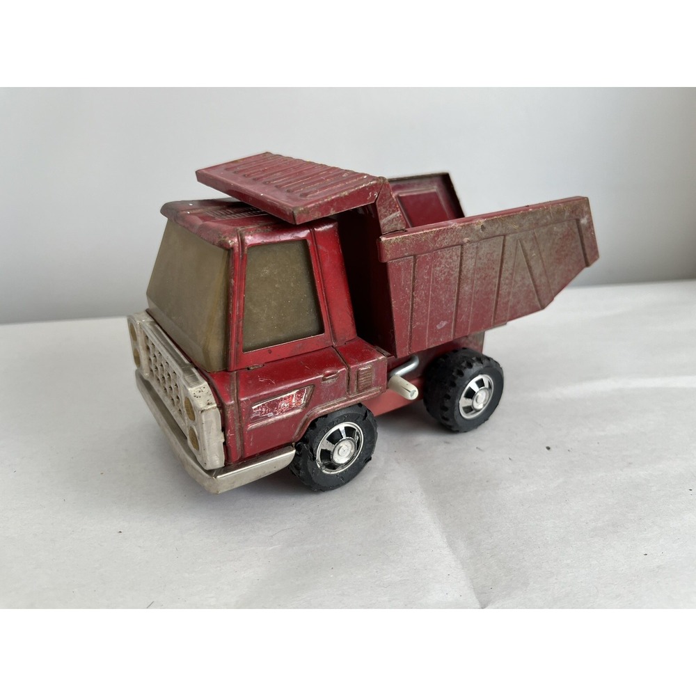 Vintage 1960's Buddy L Red Pressed Steel‎ Dump Truck